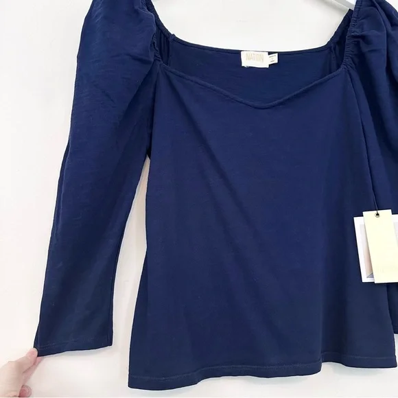 Nation LTD Arabelle Party Tee Navy - Picture 8 of 16